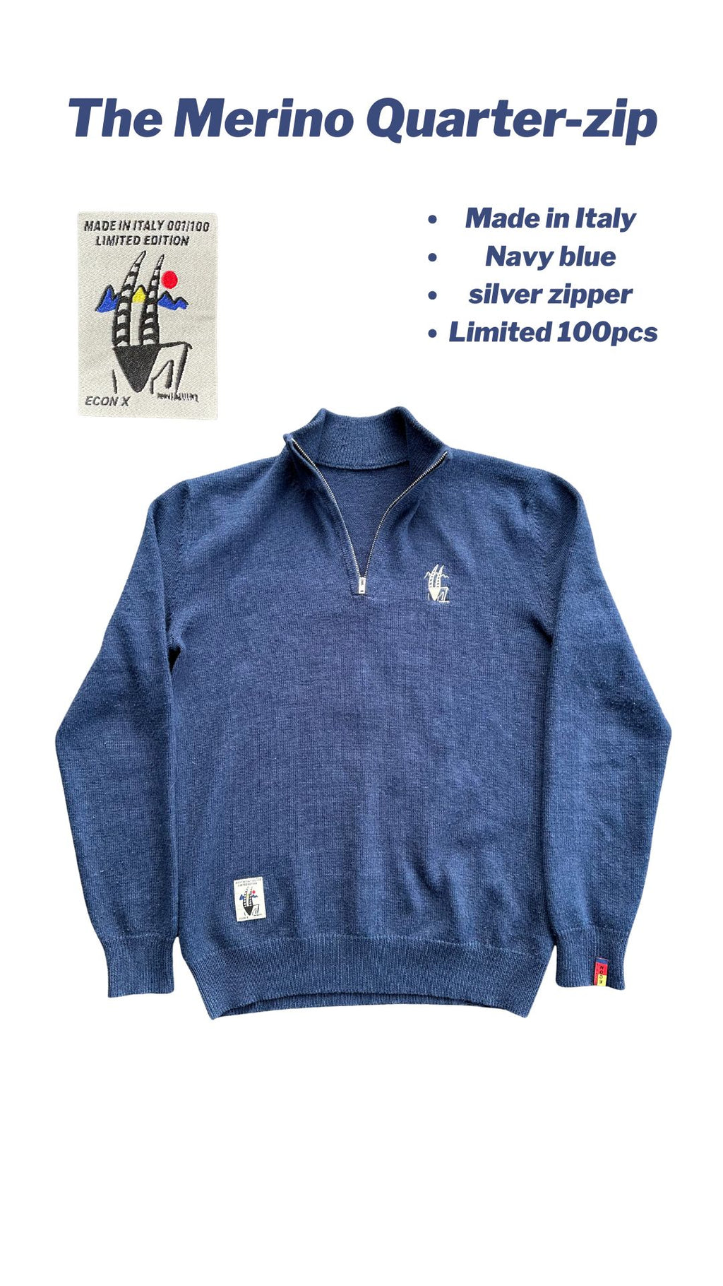 The Merino Quarter-zip