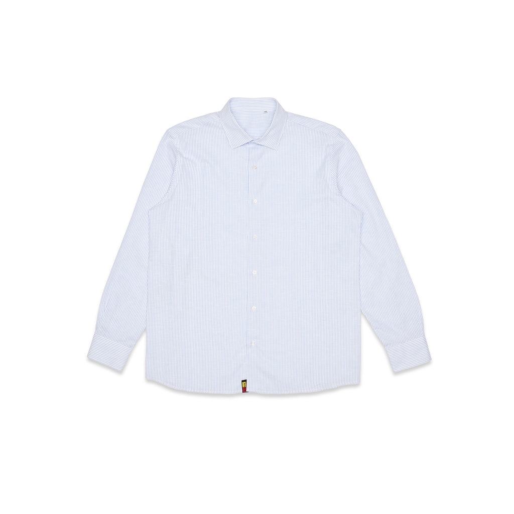 The Linen Shirt (Blue stripes)