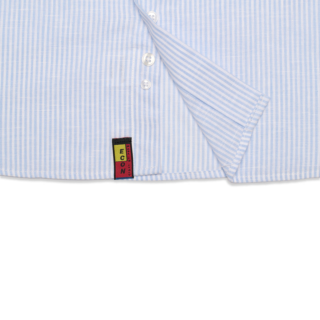 The Linen Shirt (Blue stripes)