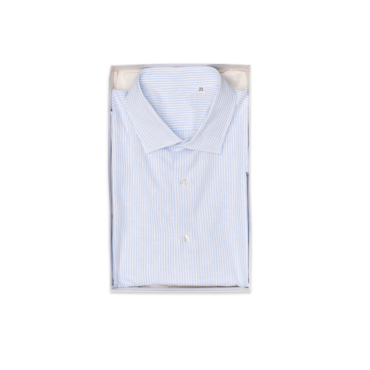 The Linen Shirt (Blue stripes)