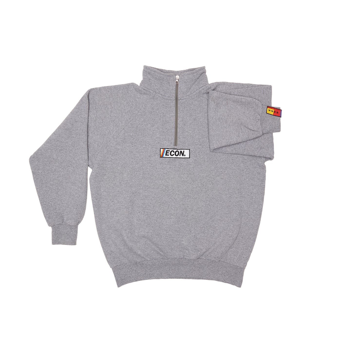 The half zip grey