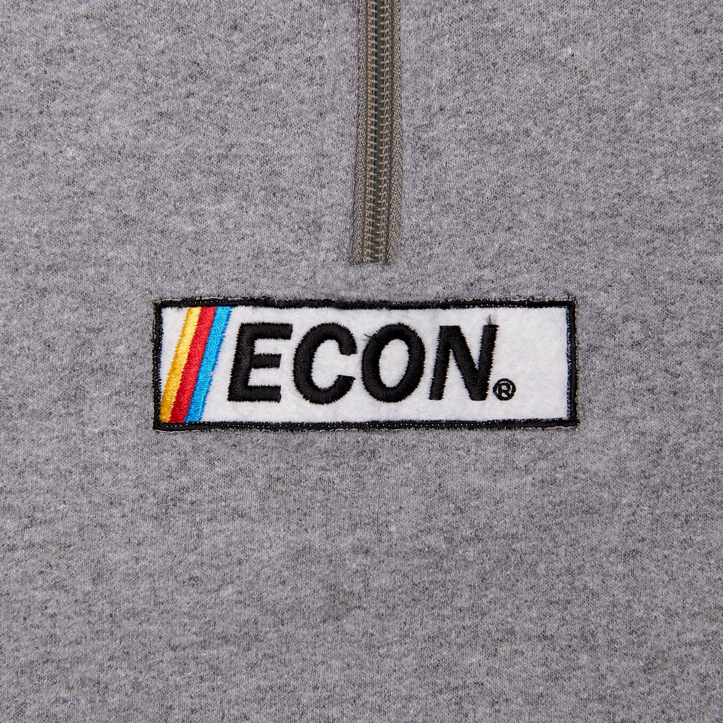 The half zip grey